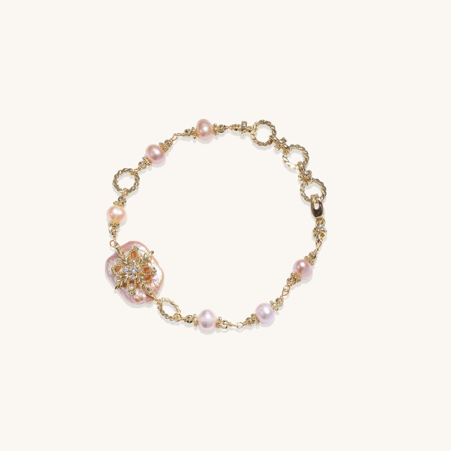 Baroque Pearl Bloom Bracelet