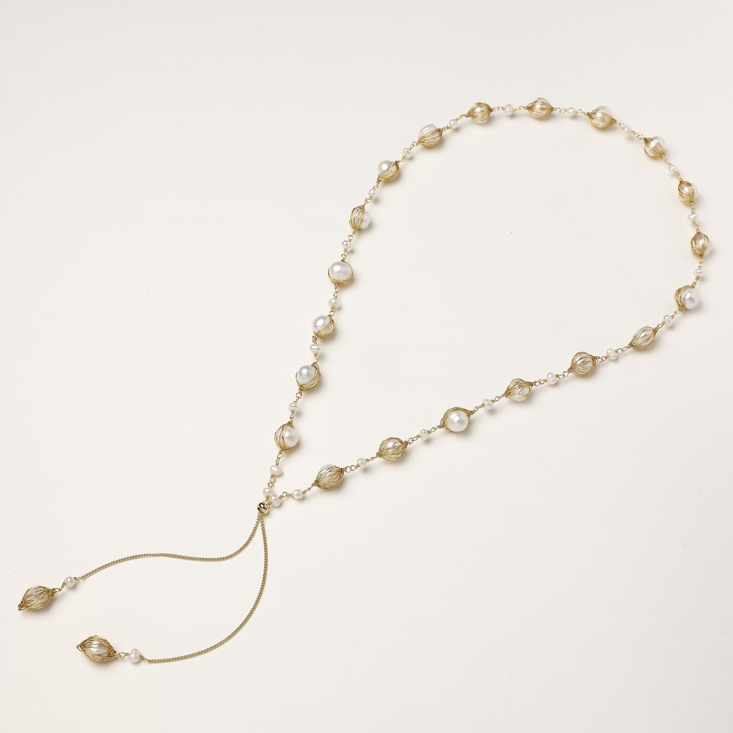 Golden Pearl Lariat