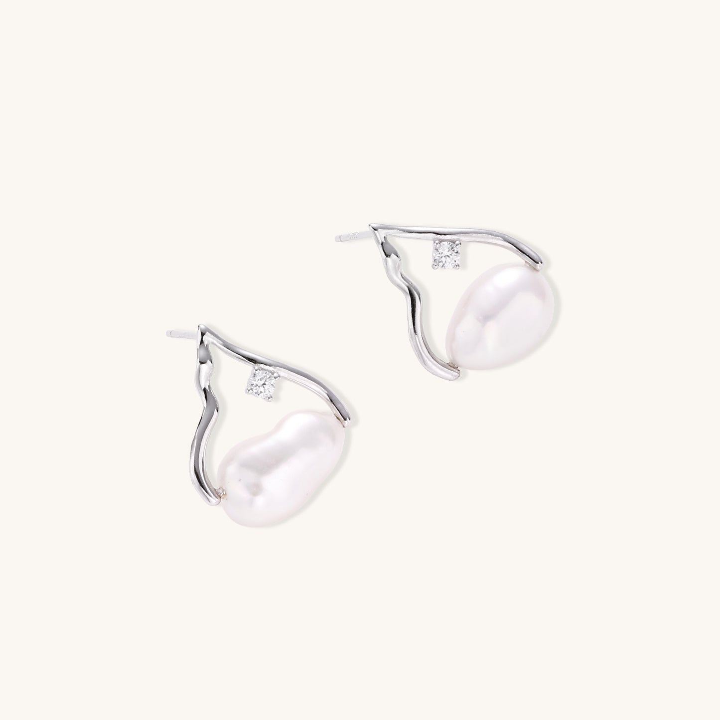 Pearl Teardrop Earrings