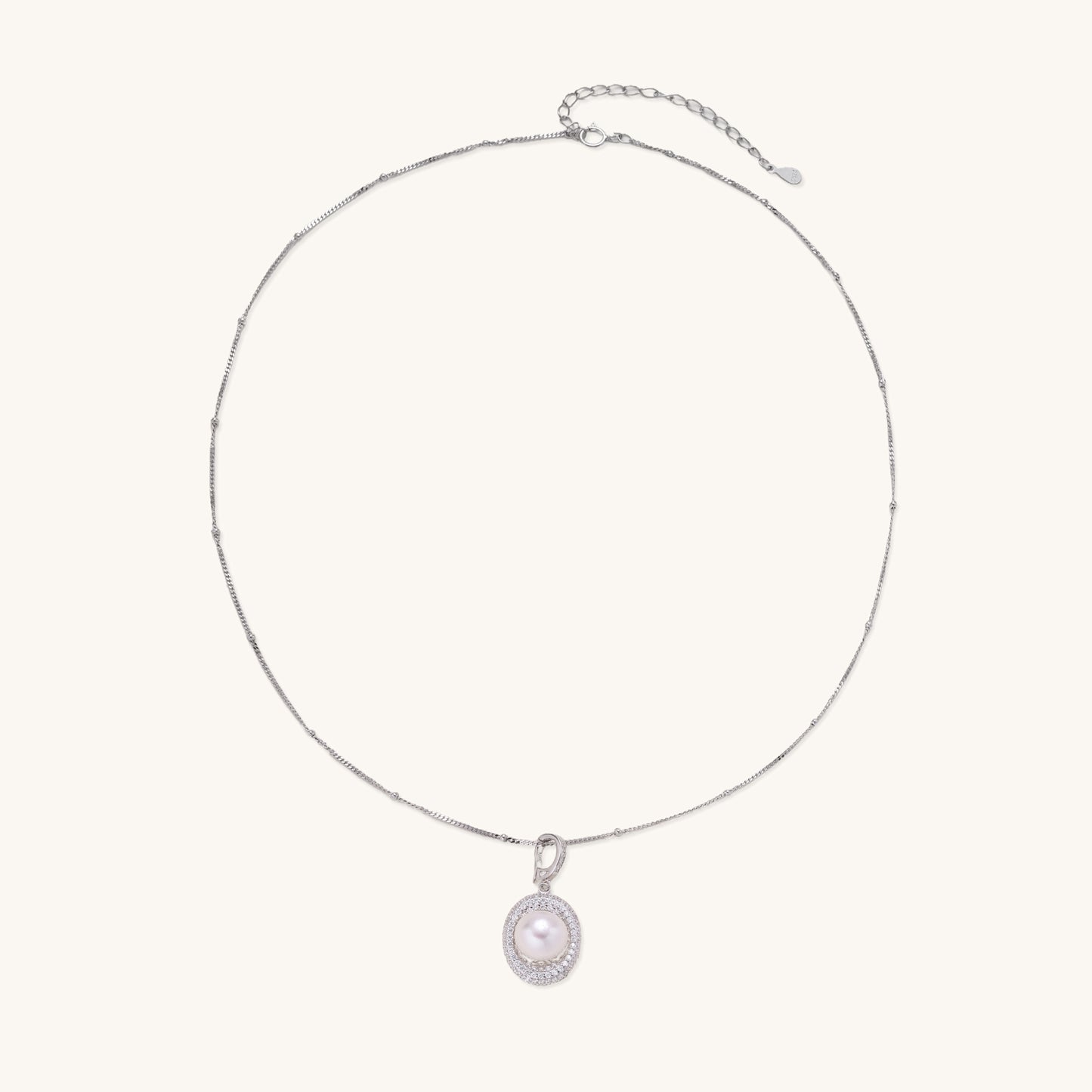 Pearl Halo Necklace