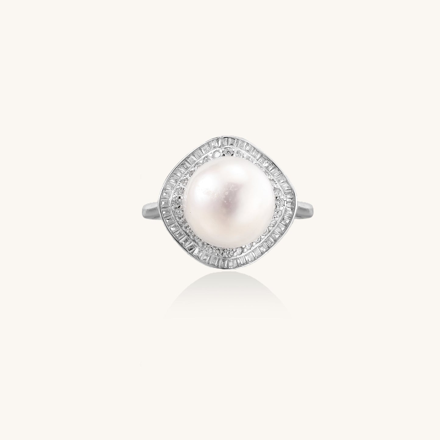 Pearl Halo Dreams Ring
