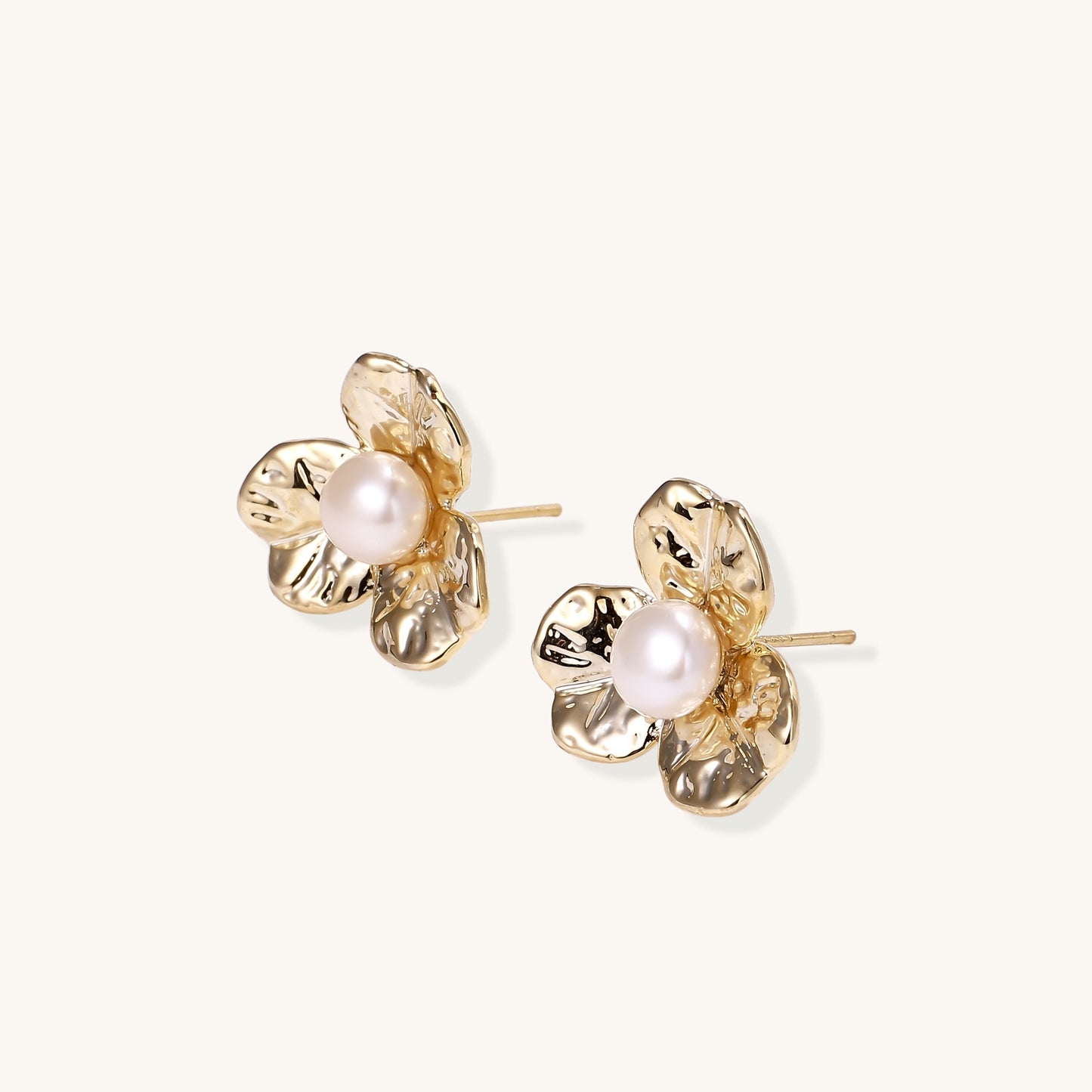 Bloom Pearl Studs