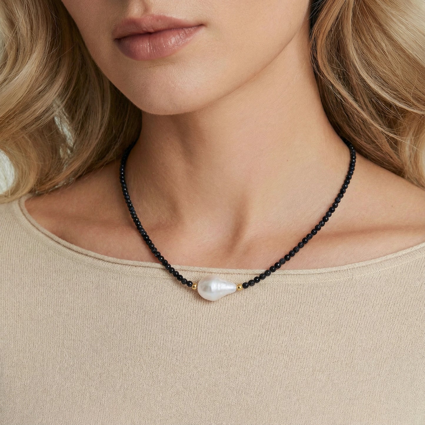 Collier Midnight Pearl Dreams - Aurery