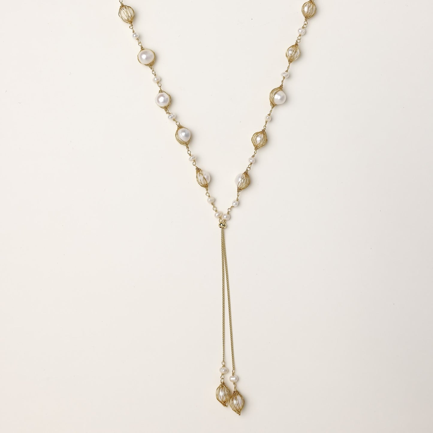 Golden Pearl Lariat