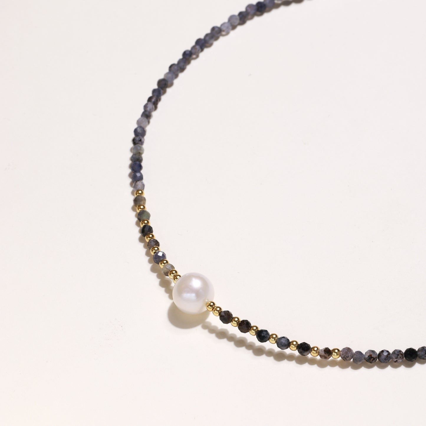 Twilight Pearl Iolite Necklace