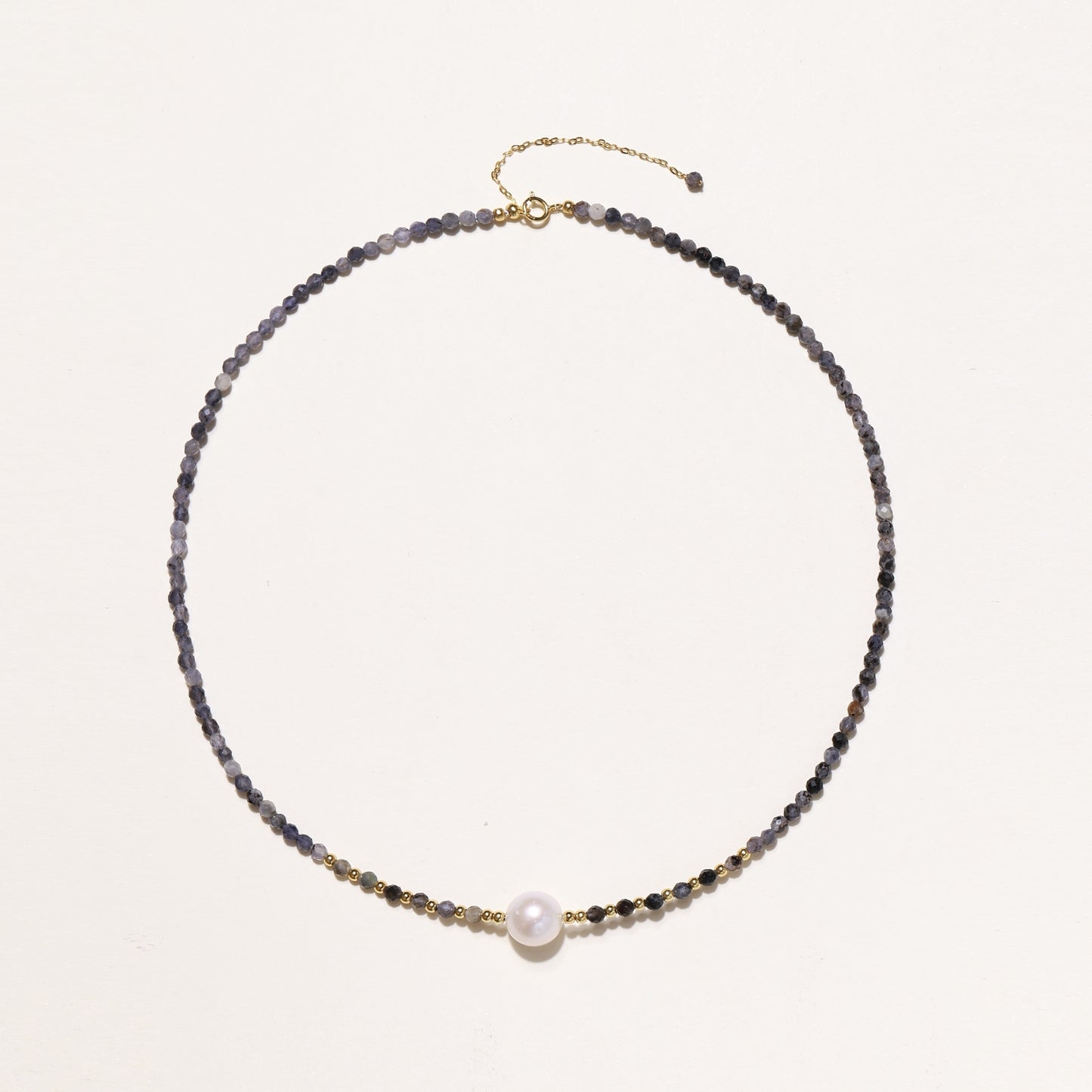 Twilight Pearl Iolite Necklace
