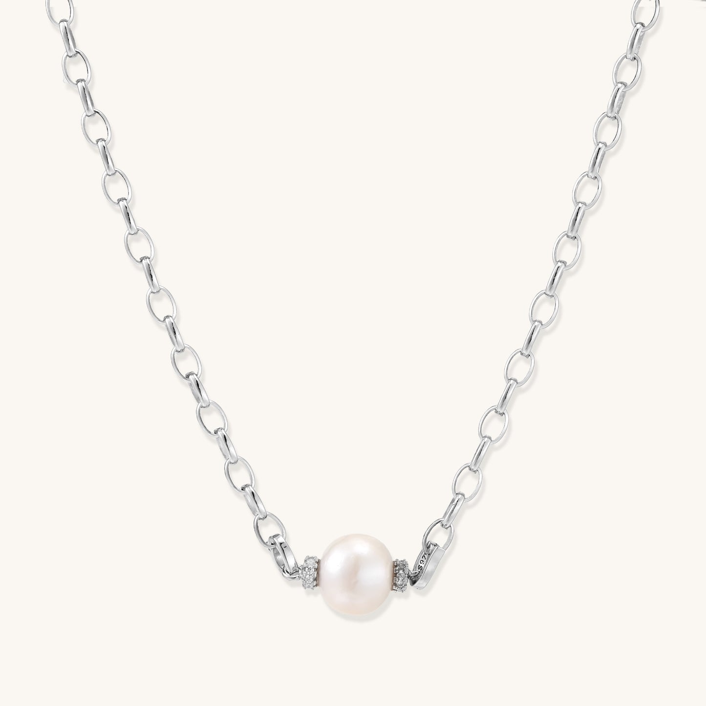 Luna Pearl Chain Necklace