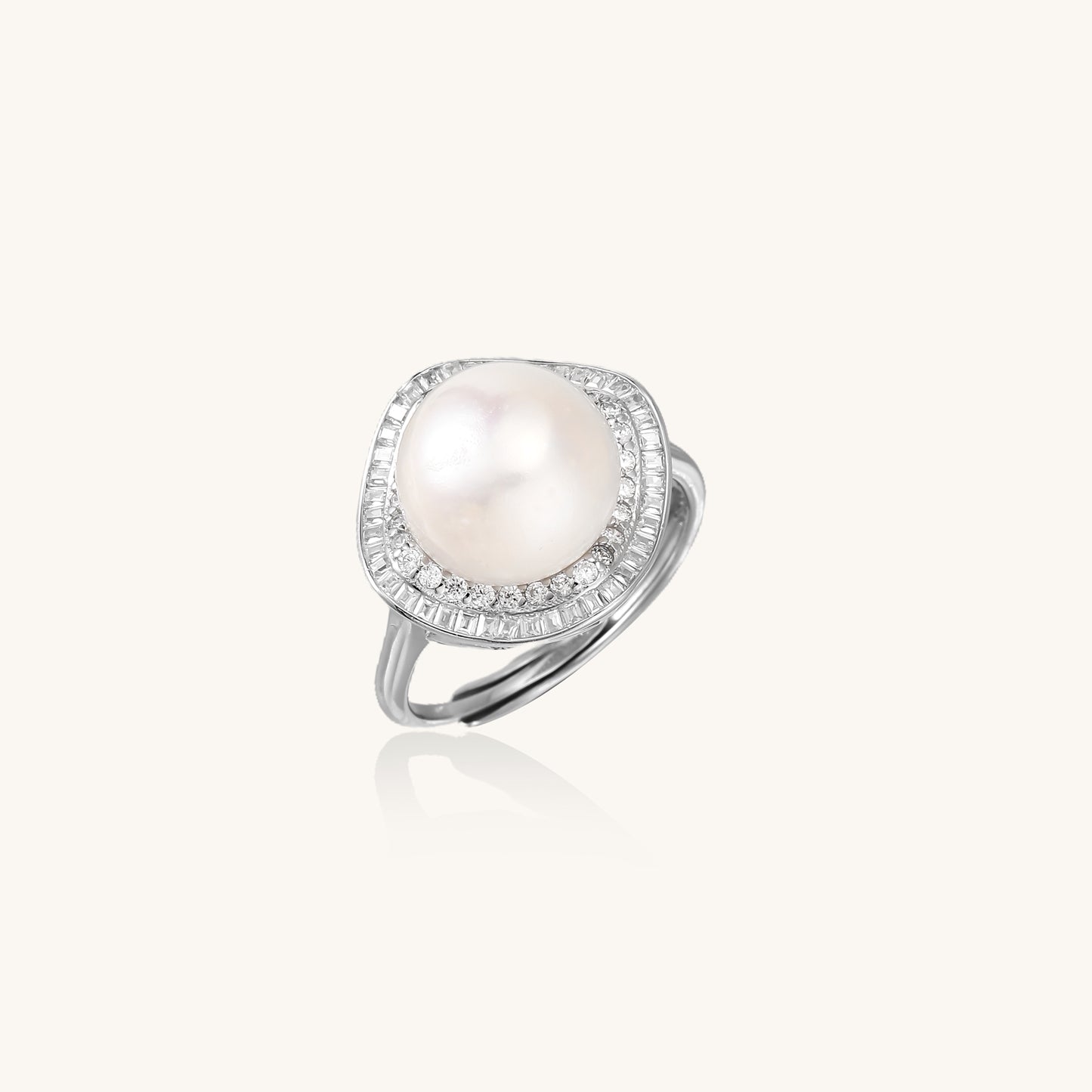Pearl Halo Dreams Ring