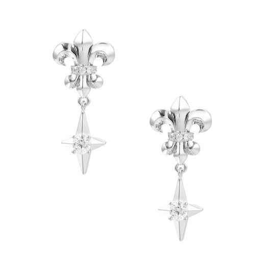 Royal Fleur Drop Earrings