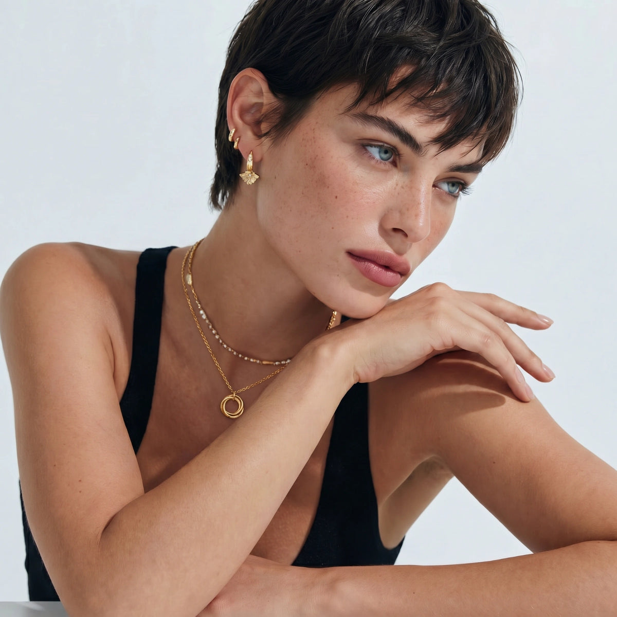 Twisted Harmony Necklace - Aurery